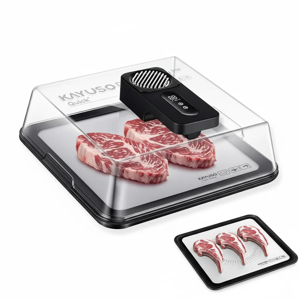 Quick Defrost Meat Tray with Lid