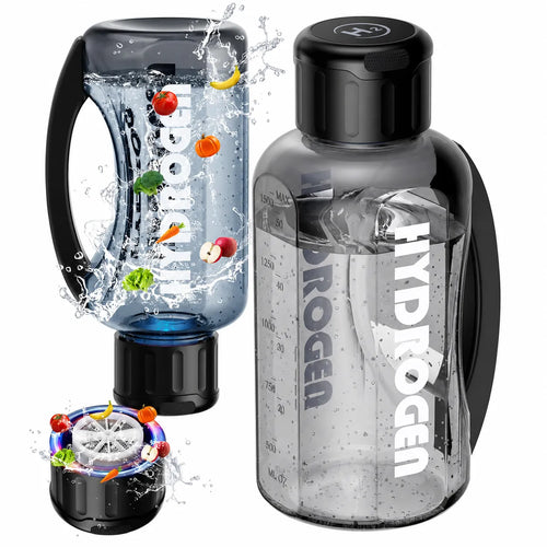 Portable Hydrogen Water Bottle with PEM Technology in 6-Minute Electrolysis for Home Office Travel & Fitness