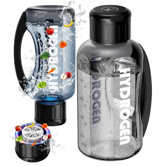Portable Hydrogen Water Bottle with PEM Technology in 6-Minute Electrolysis for Home Office Travel & Fitness