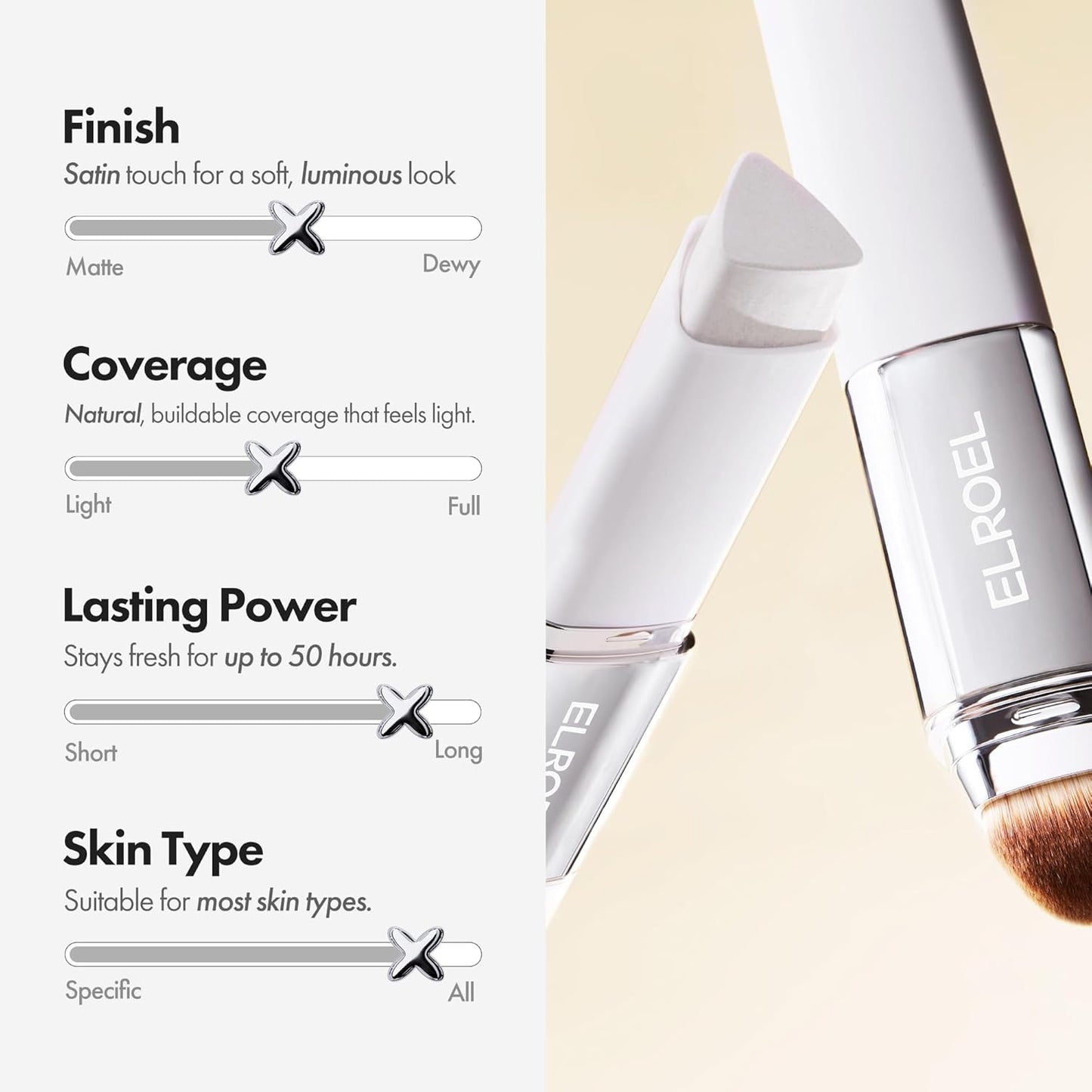 2 In 1 Korean Color-Changing Foundation Stick