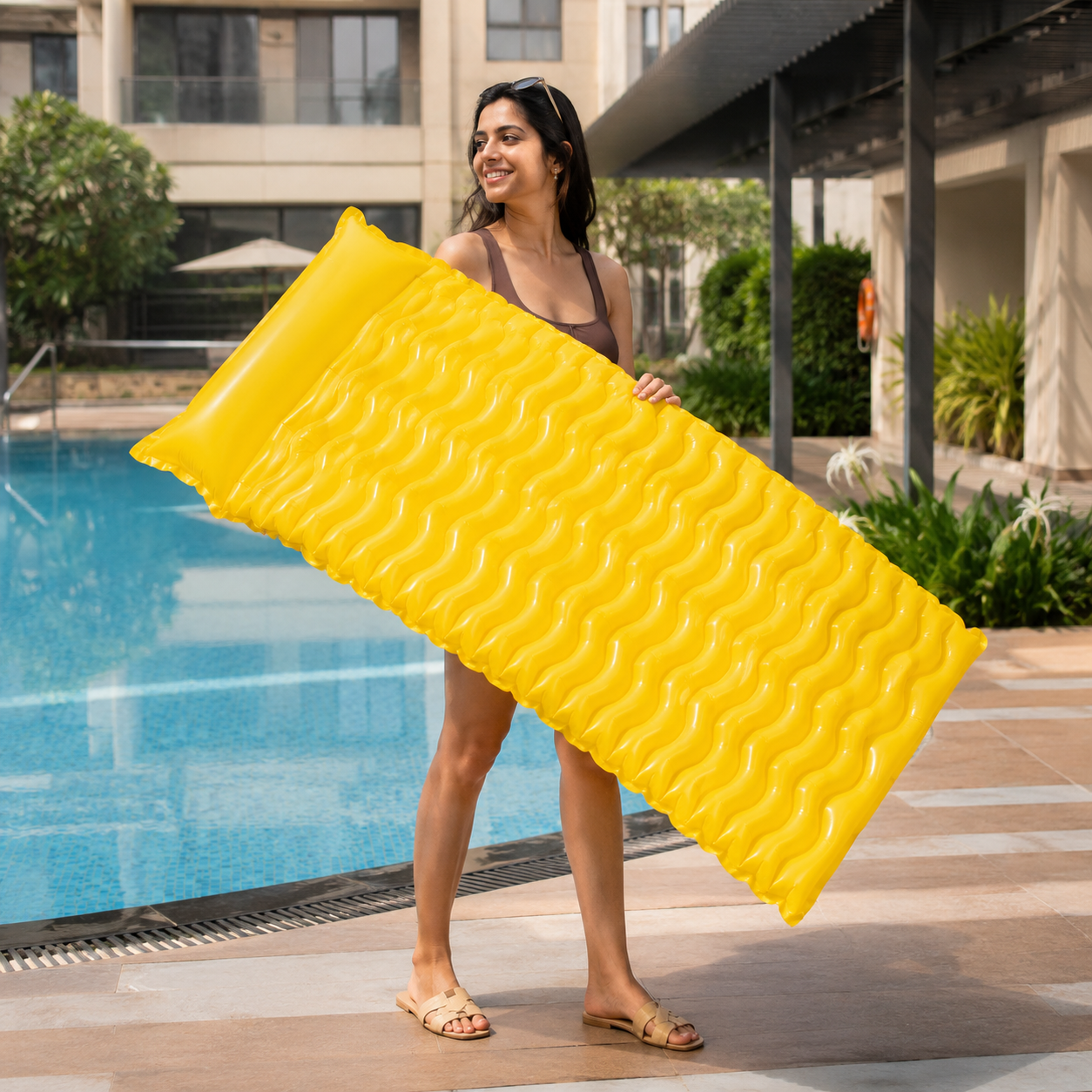 Water Floating Mat | Comfort Ergonomic Sunbathing Air Bed