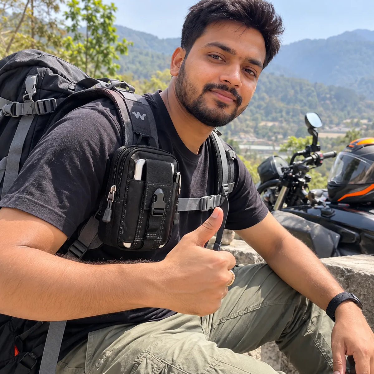 Motiongear Waist Sling Bag Keep your essential Everyday Carry gear organized, protected, and within arm's reach