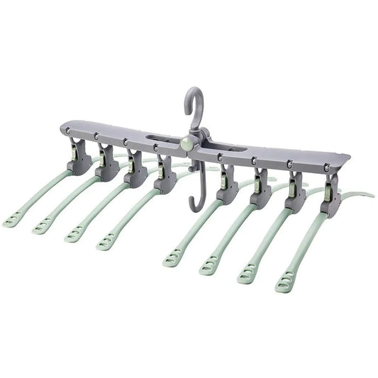 8-in-1 Foldable Space Saving Clothes Hanger