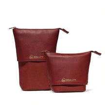 2-in-1 Stand Up Makeup Brush Holder & Travel Pouch