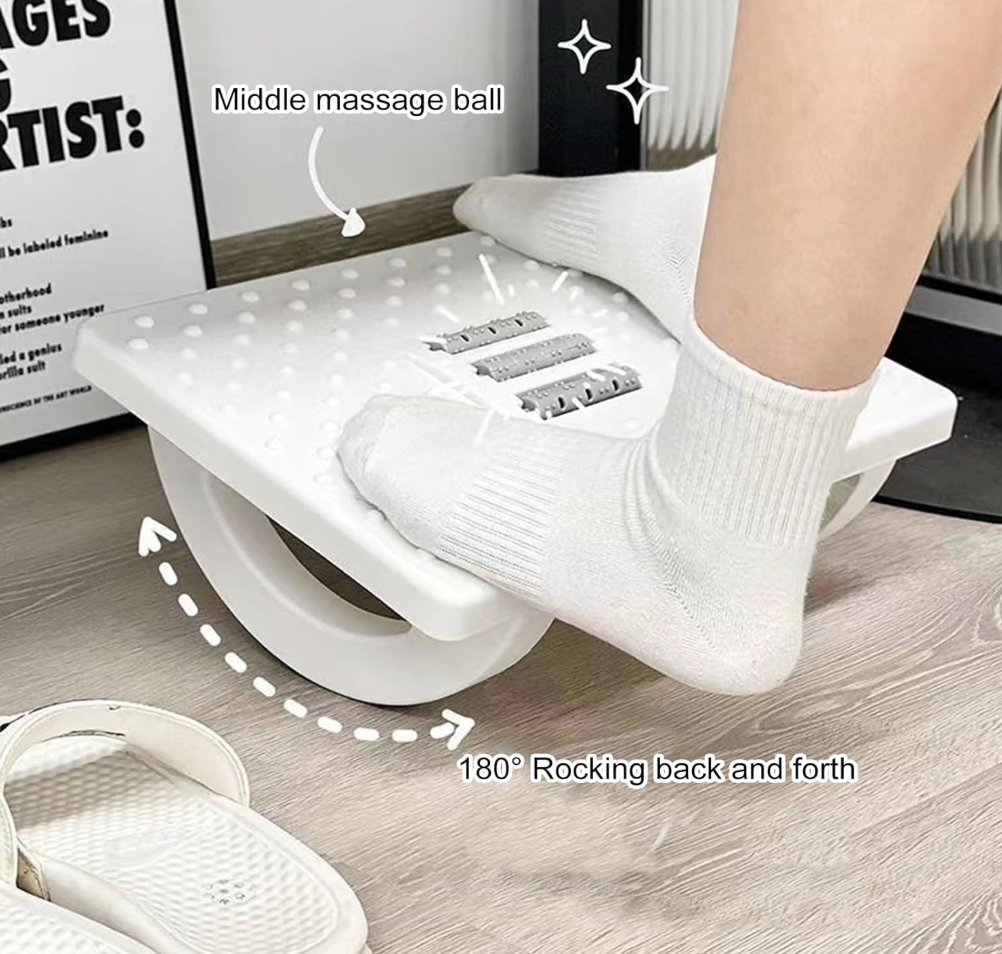 Rocking Foot Rest Massager With Rollers