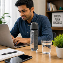 2-in-1 Water Bottle With Built-In Pill Organizer | Stay Hydrated & Never Miss Your Medicine Again