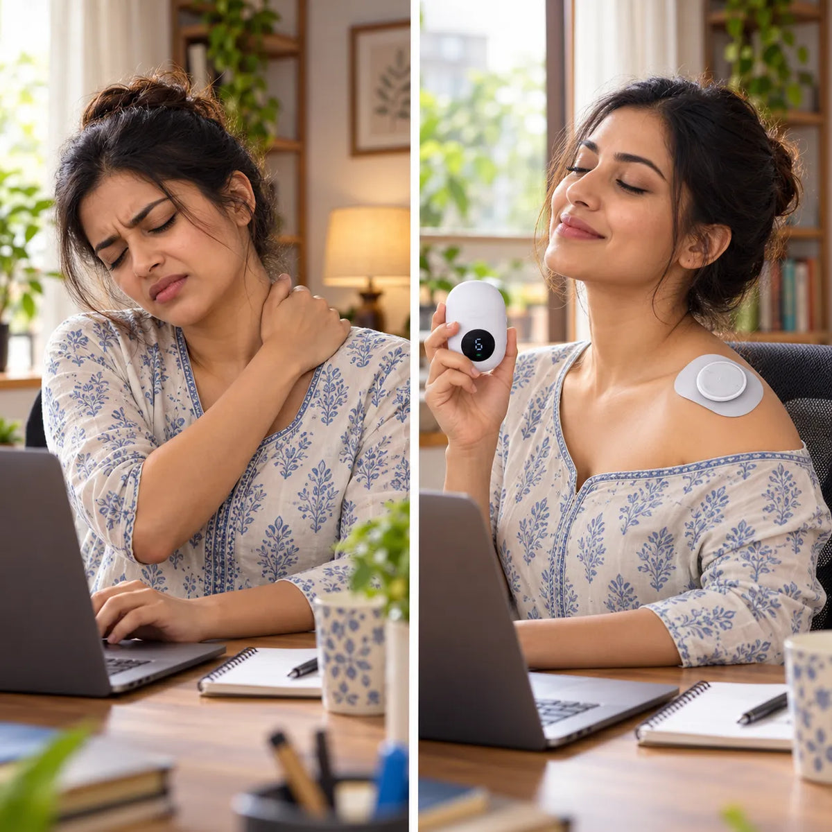 TENS Body Massager for Pain Relief - 6 Therapy Modes & 16 Intensity Levels With 7+ Days Battery Life, Back, Knee, shoulder & Sciatica Pain Nerve Stimulator For Pain Relief