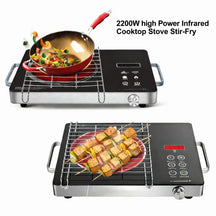 High Power 2200W Infrared Electric Cooktop