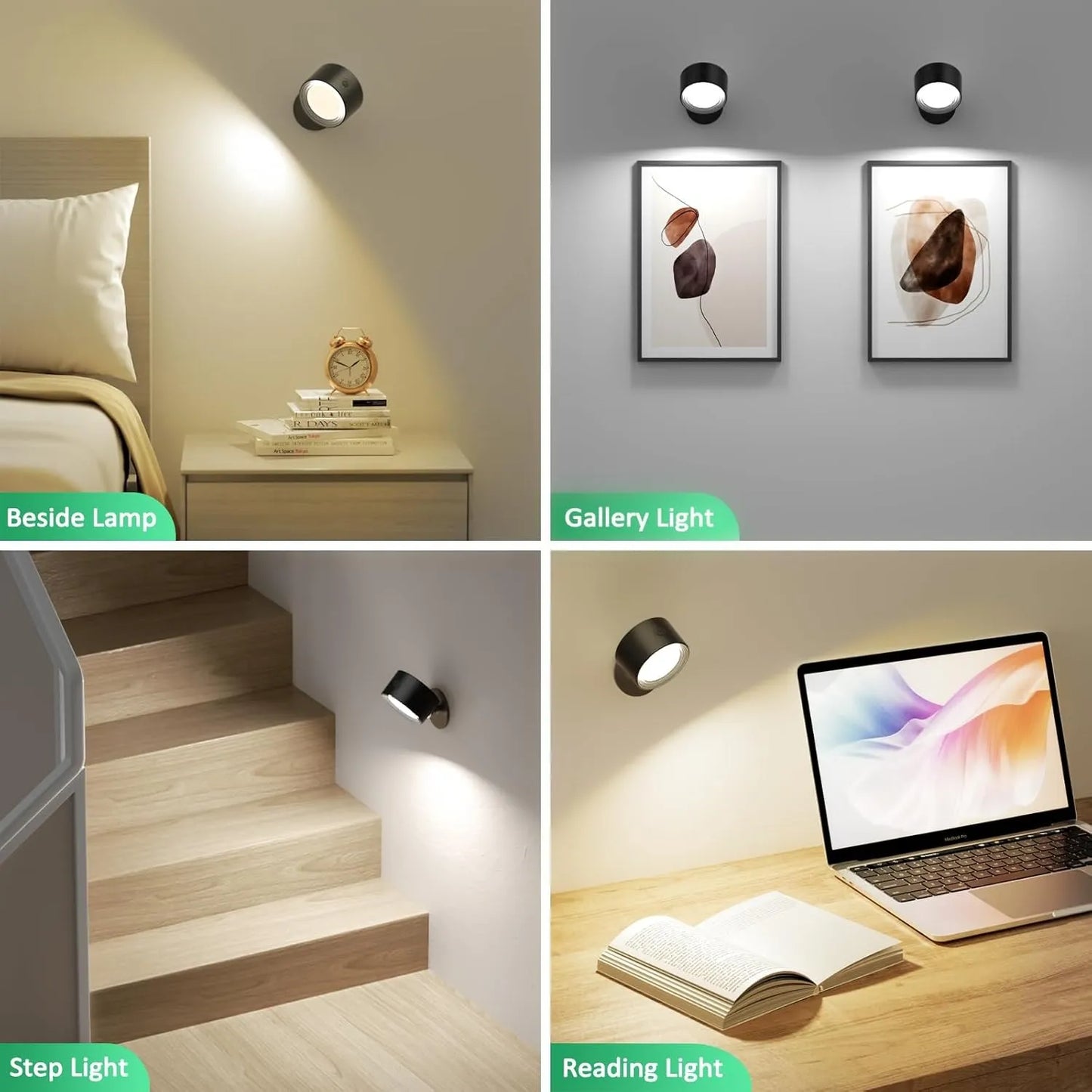 Rechargeable 360° Magnetic Wall Light
