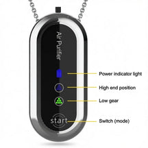 Smart Air Purifier Necklace Device