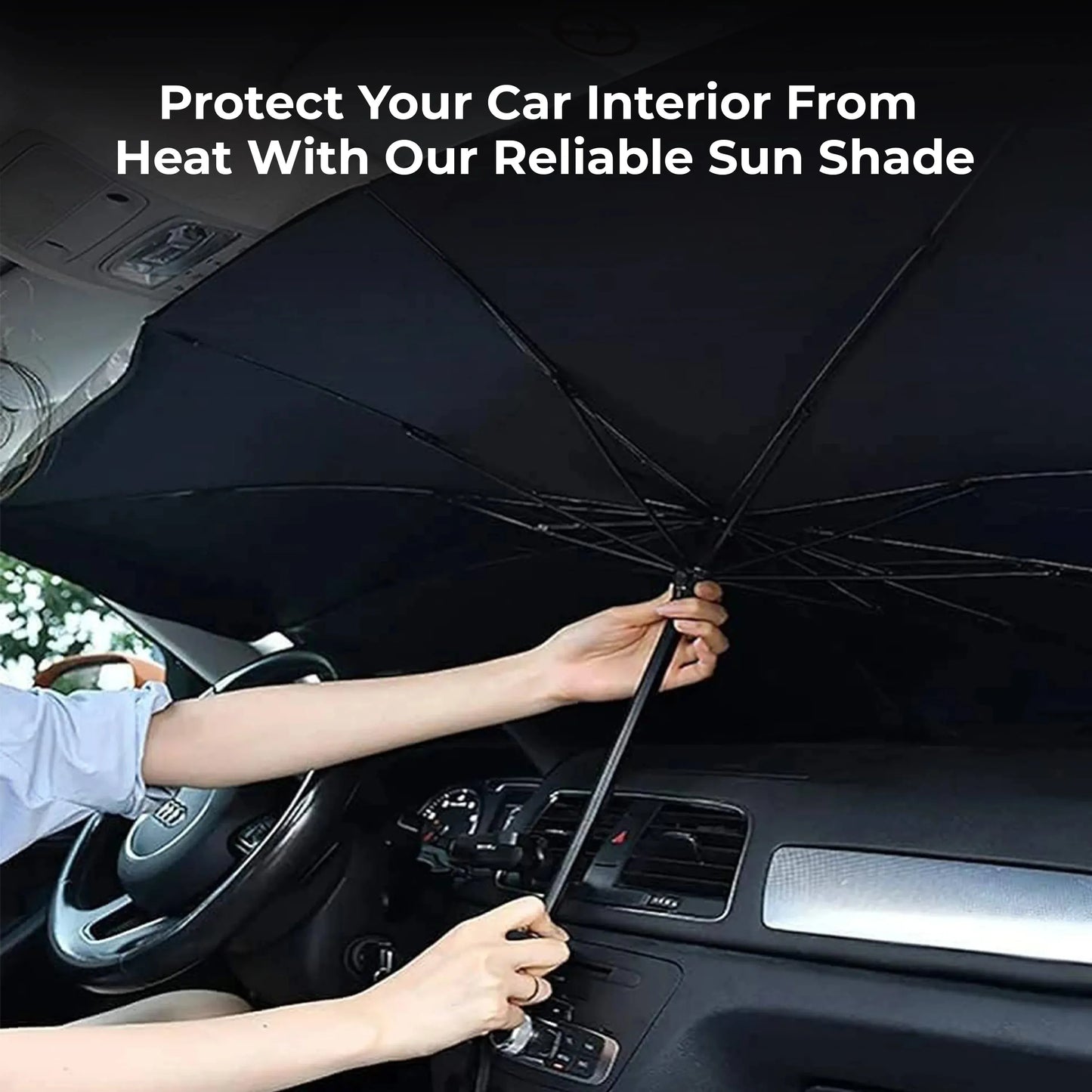 Foldable Car Windshield Sunshade Umbrella
