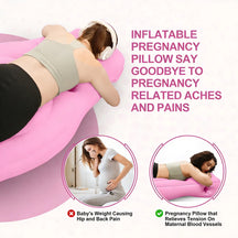 Pregnancy Comfort Air Bed with Belly Support