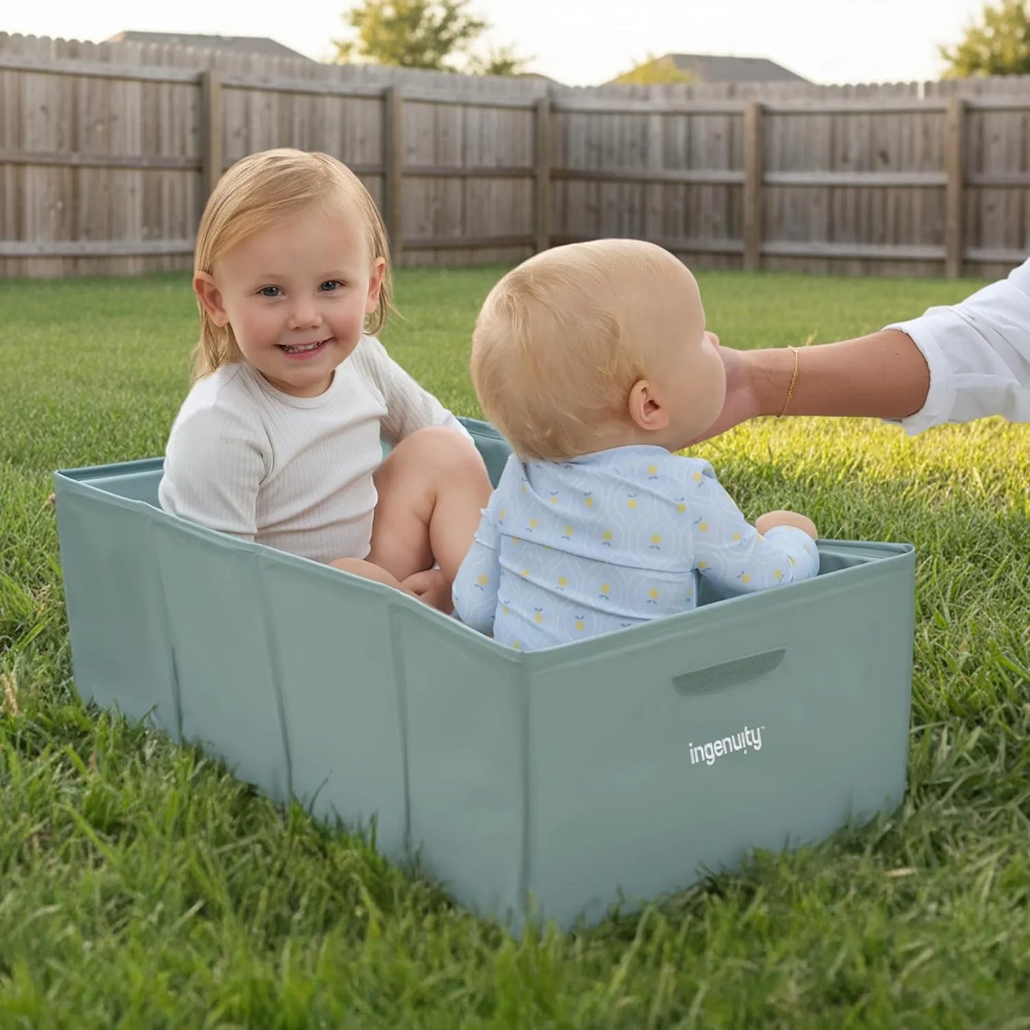 Foldable Baby Bathtub With Soft Padded Base