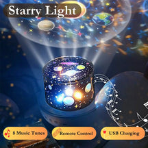 360° Imagination Boosting Projection Lamp for Kids