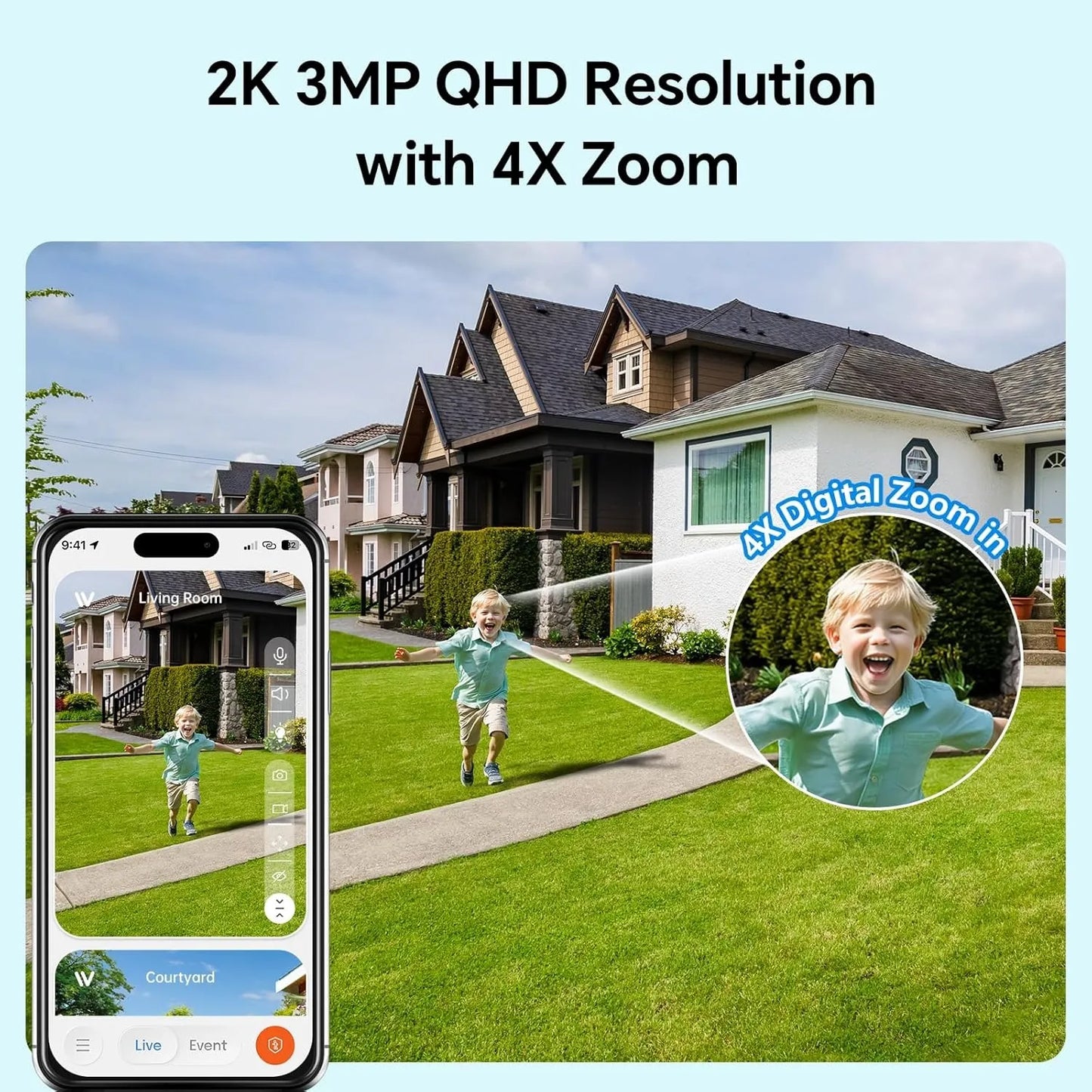 Smart Wireless Window Camera With Real-Time Motion Detection