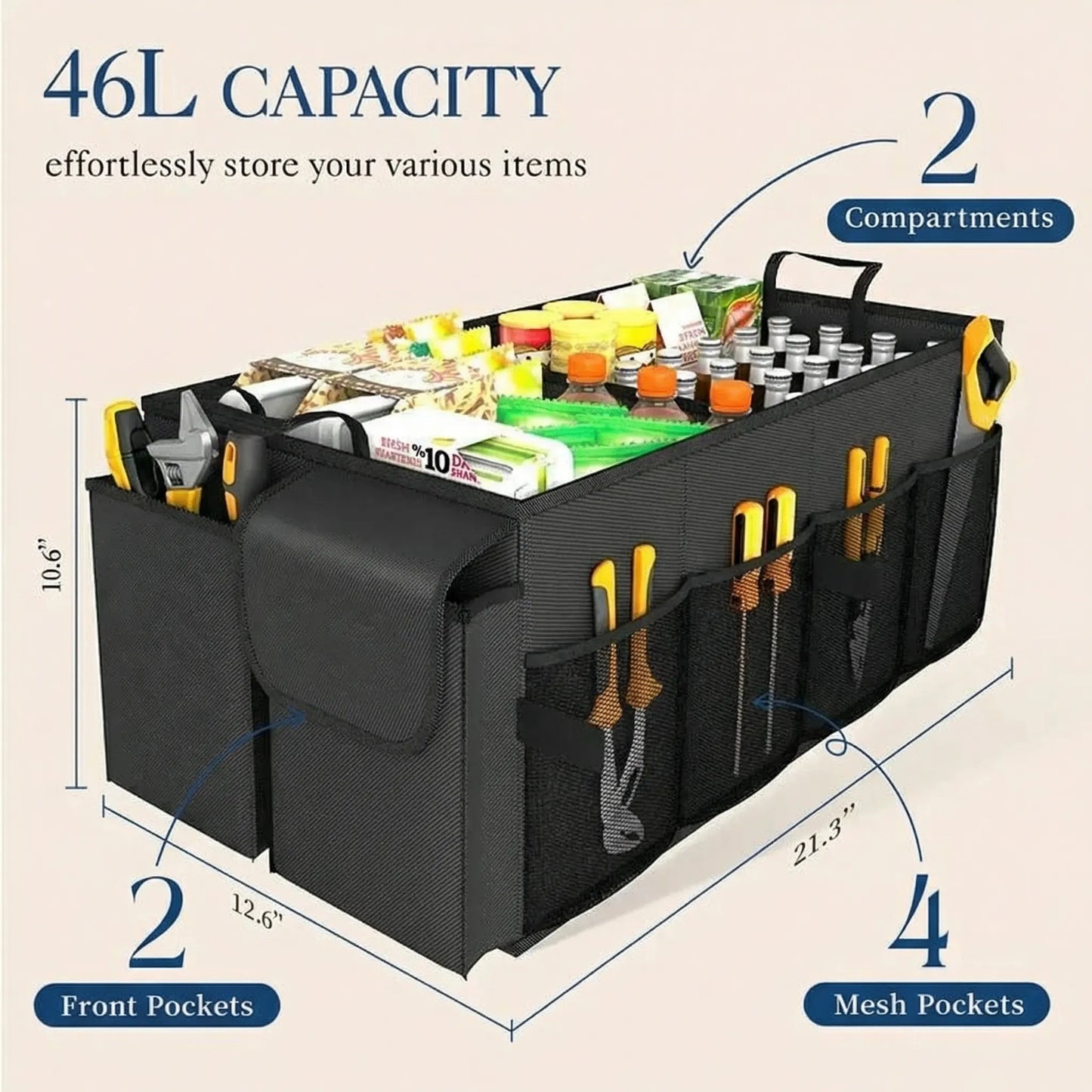 Car Portable Boot Space Organizer