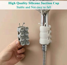 No-Drill Silicone Shower Head Holder With Flexible Grip (Pack of 4)