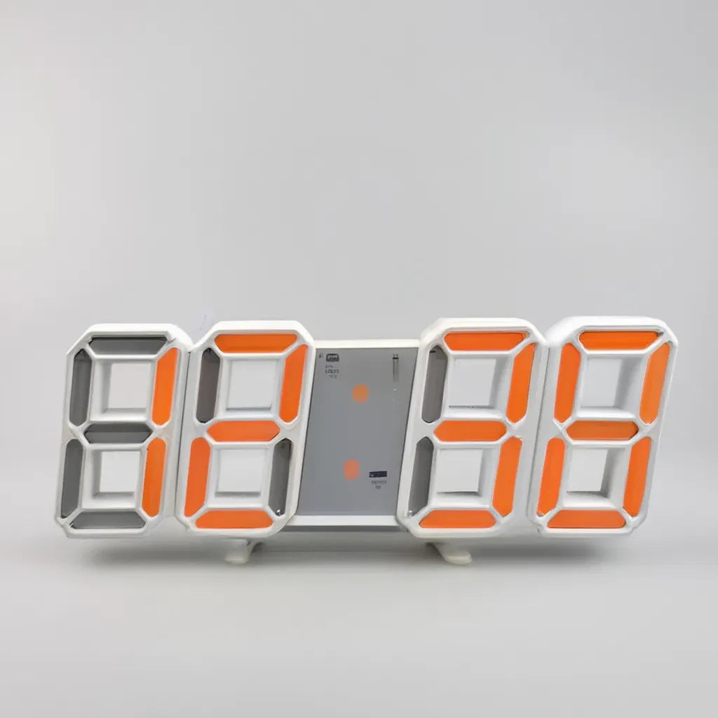 Smart 3D LED Alarm Clock with Time, Date, and Temperature