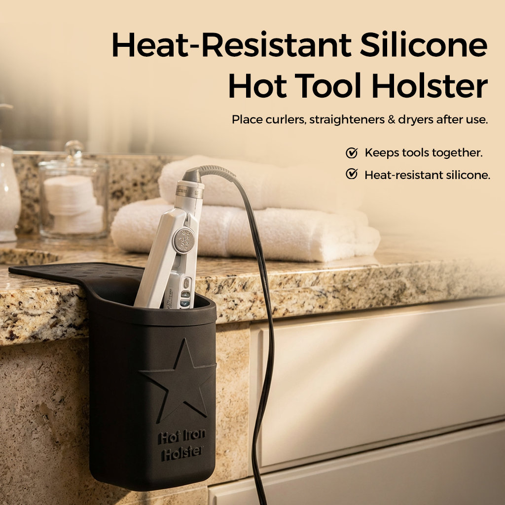 Heat-Safe Hair Tool Holder – No Burns, No Mess