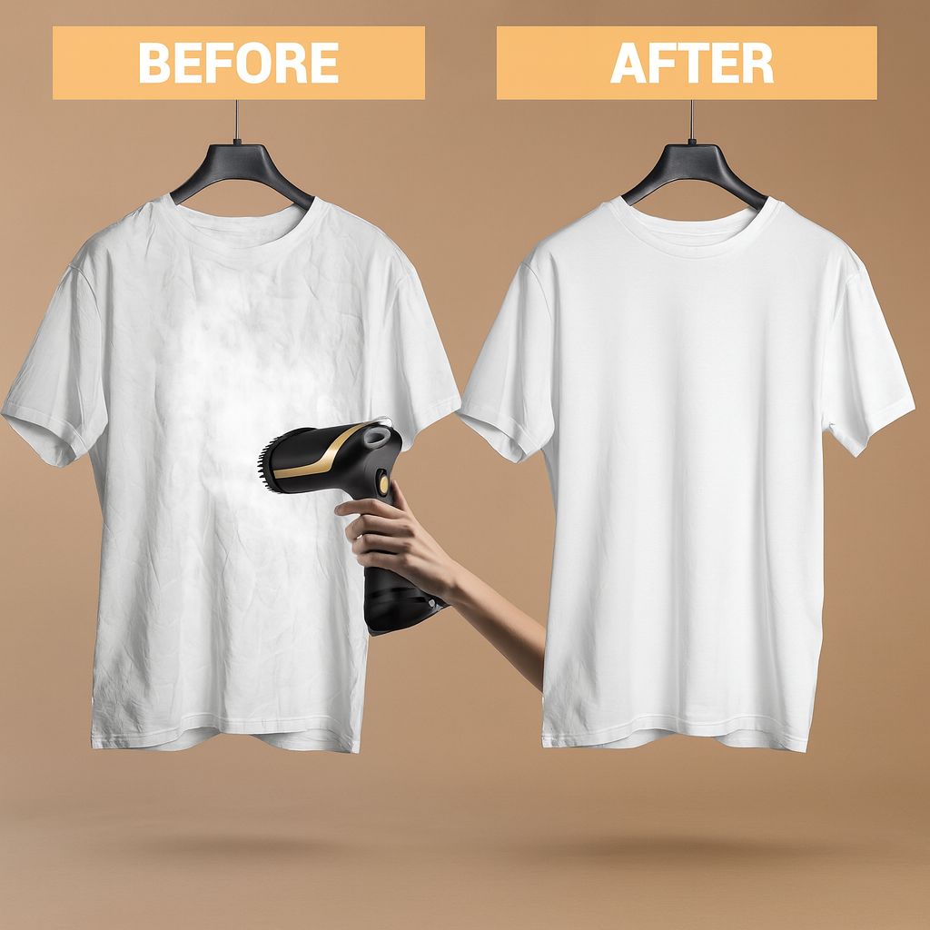 Quick Multi-Fabric Steamer for Fresh, Wrinkle-Free Outfits