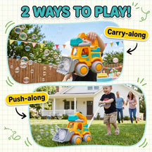 2-in-1 Push & Handheld Toy Truck