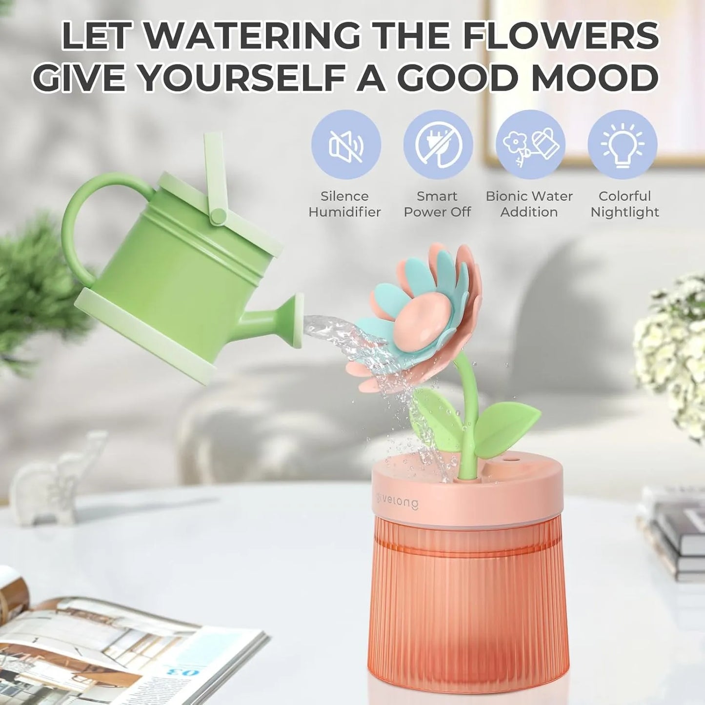Mini Flower Air Humidifier