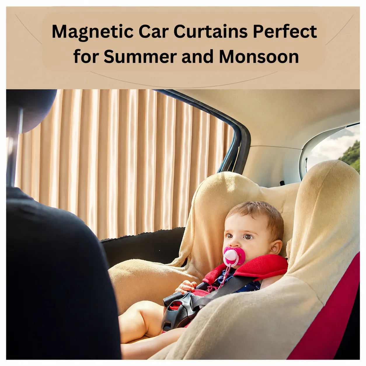Car Privacy Sunshade Curtains (Set of 4)
