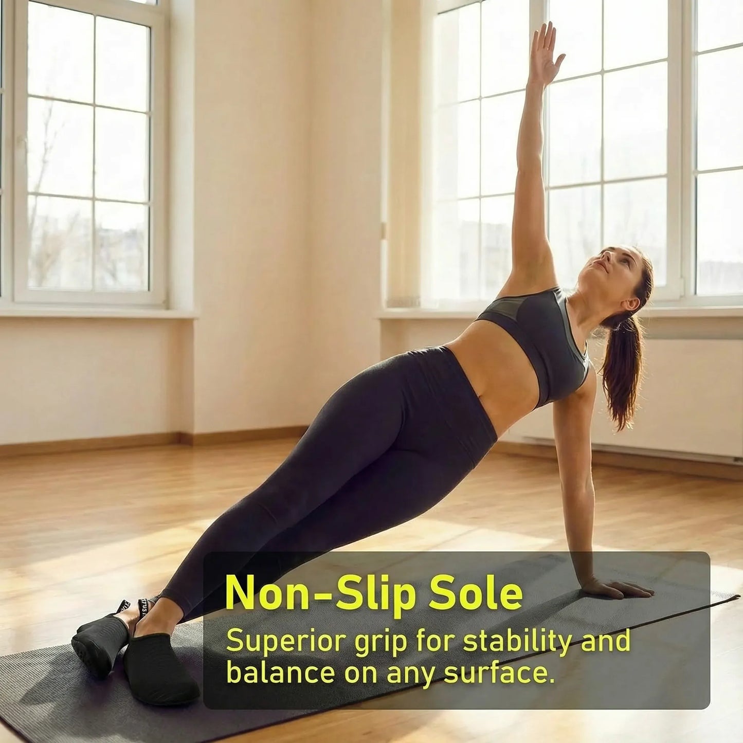 Water-Resistant Lightweight Fitness Shoes – Non-Slip Grip