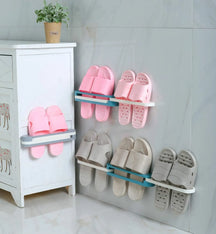 Wall-Mounted slipper Organizer Shelf