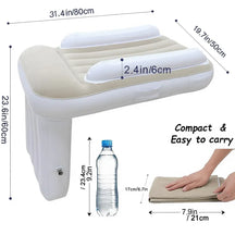 Kids Travel Air Bed with Safety Support