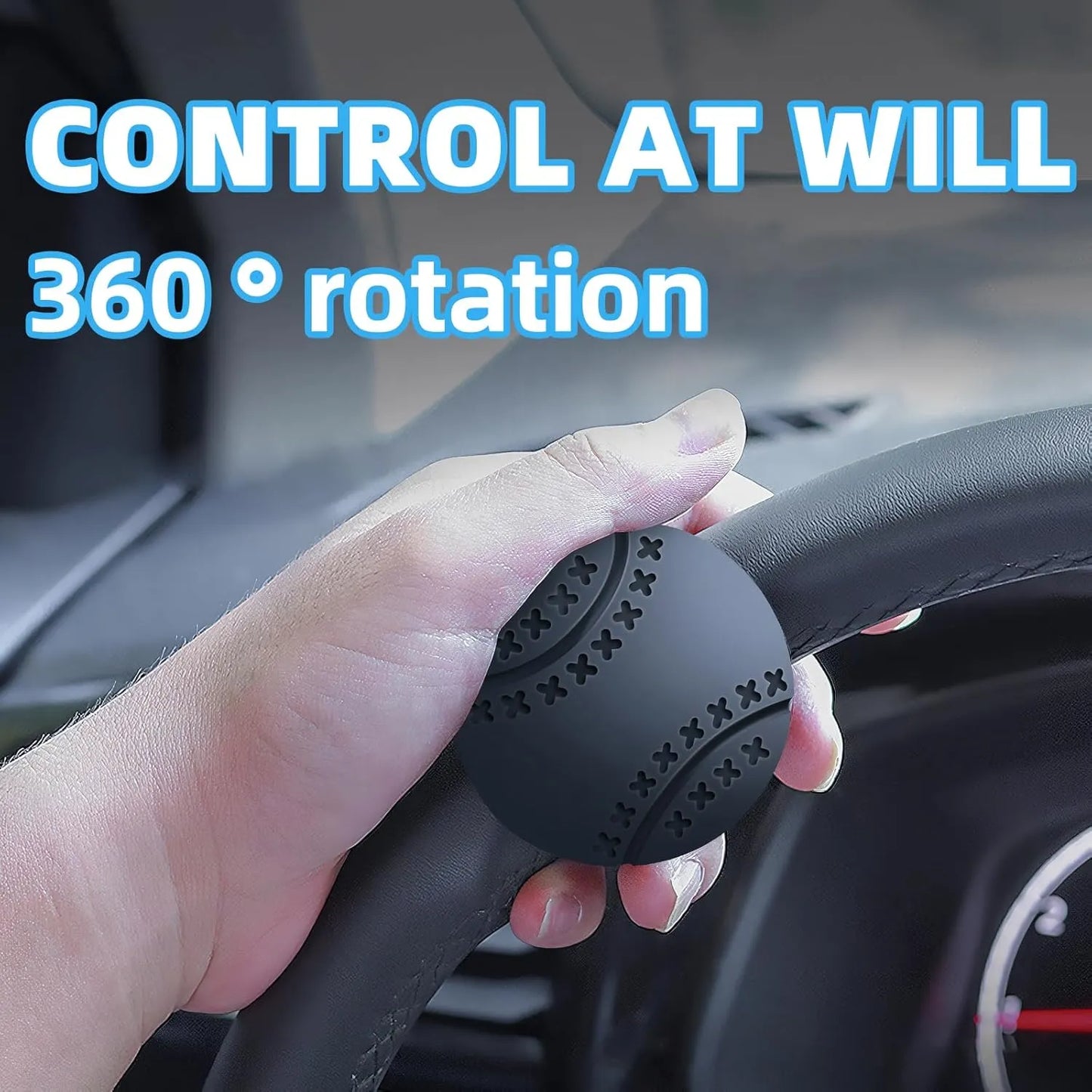 360° Silicone Steering Wheel Knob