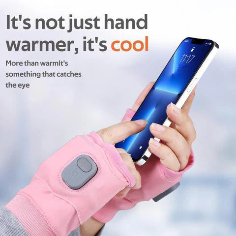 USB Heated Fingerless Gloves –“Smart Warmth for Smart Workers