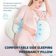Adjustable Pregnancy Support Pillow for Belly & Back