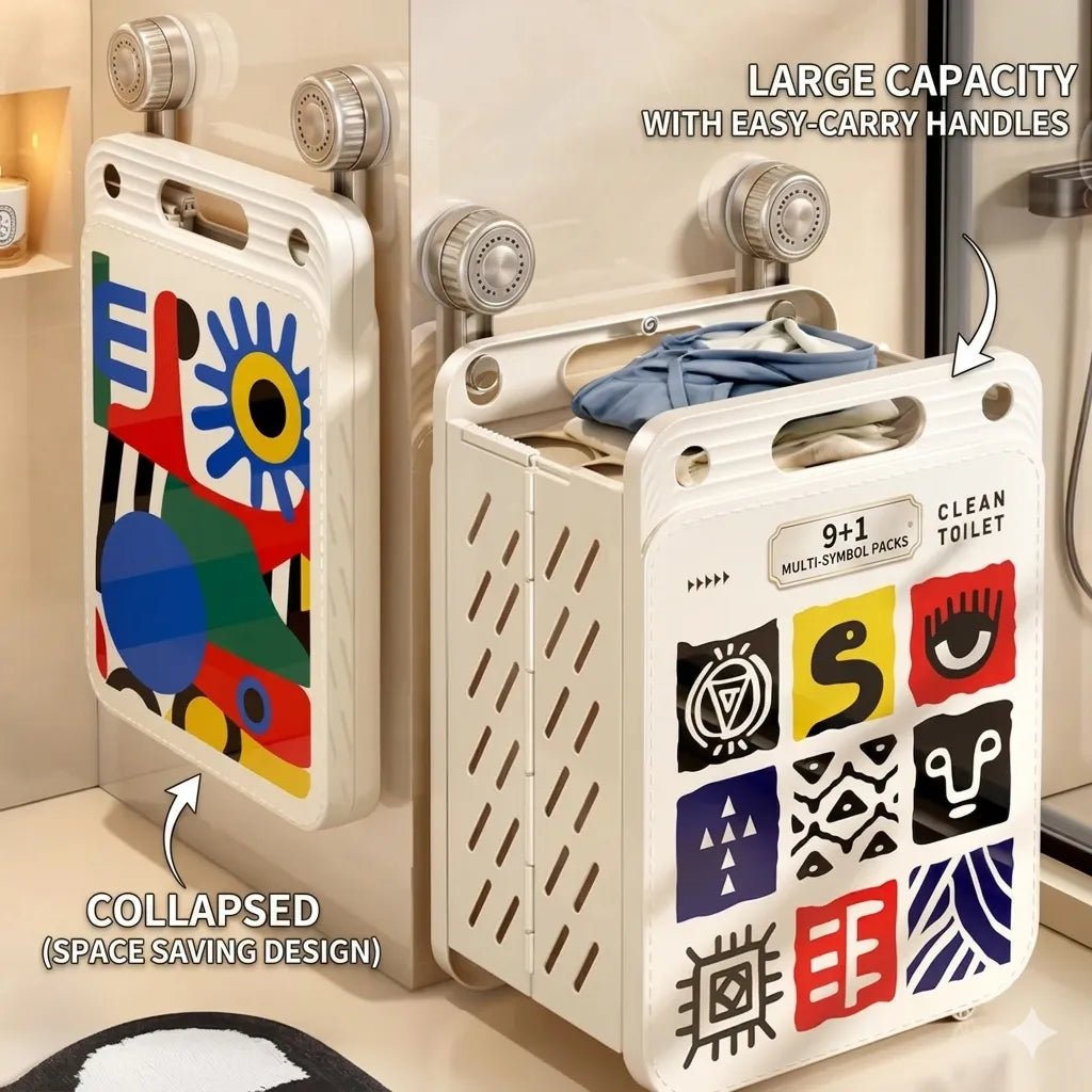 Space Saving Foldable Laundry Basket