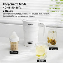 Smart Foldable Quick-Boil Electric Kettle