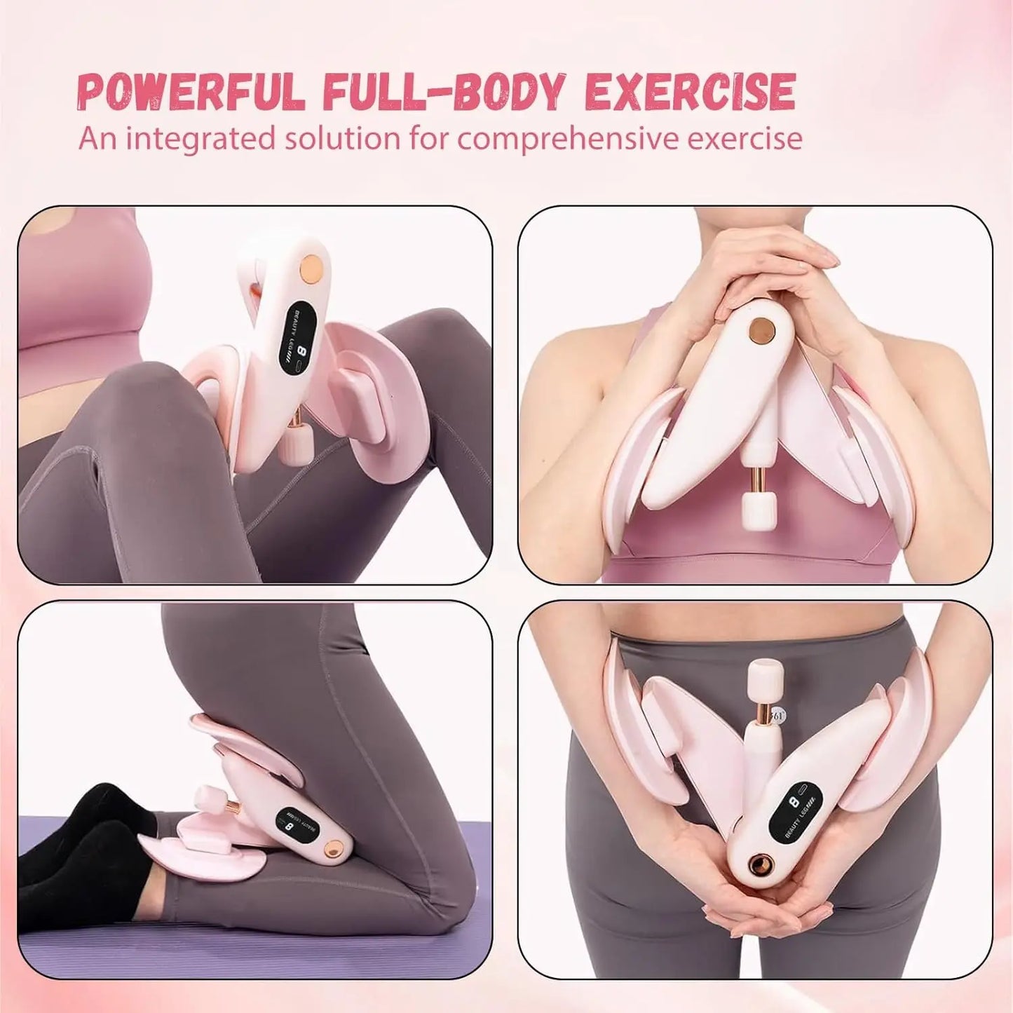 Inner Thigh & Pelvic Floor Trainer with Smart LED Display