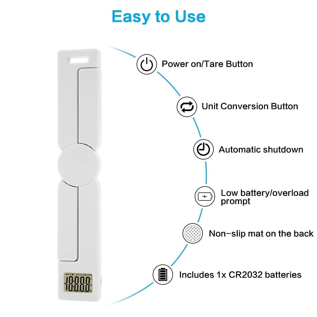 High Accuracy Foldable Kitchen Scale