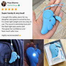 Emergency Self-Defense Safety Alarm Keychain for Women, Children, and Elderly