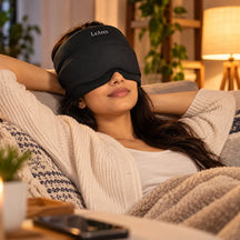 3 in 1 Migraine Relief Cap, Hot and Cold Therapy for Relief of Headaches, Stiff Neck and Eye Fatigue
