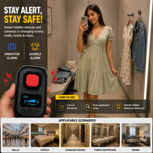Advanced T03 Invisible Camera Detectors, Multi-Functional Anti-Spy Device with RF Signal Detection