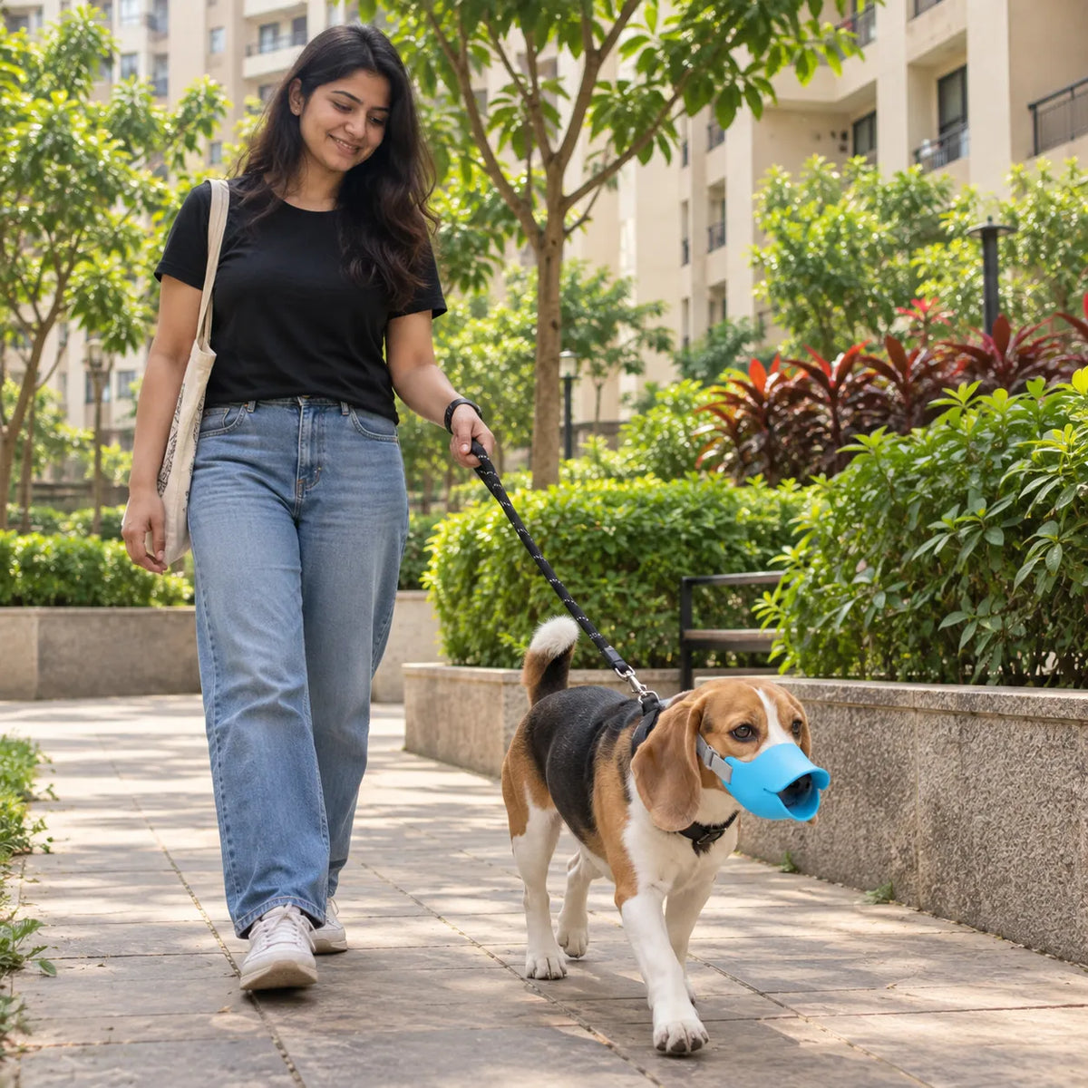 Waterproof Durable Duckbill Dog Muzzle Adjustable Silicone Breathable Anti-Bite Anti-Bark Pet Safety Mouth Cover Guard