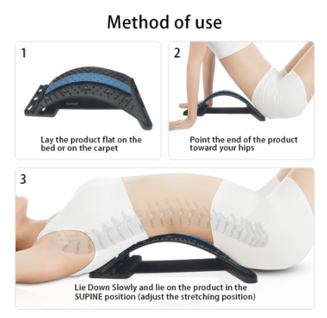 Lumbar Back Stretcher for Lower & Upper Back