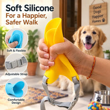 Waterproof Durable Duckbill Dog Muzzle Adjustable Silicone Breathable Anti-Bite Anti-Bark Pet Safety Mouth Cover Guard
