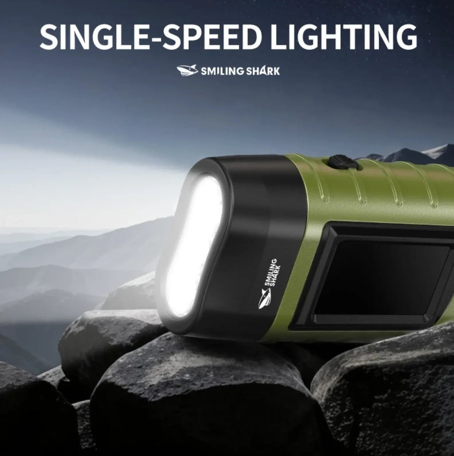 Solar Hand Crank Safety Torch & Power Bank