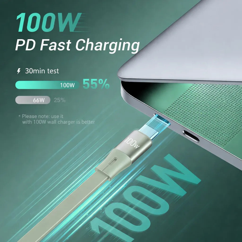 3-in-1 100W Super Fast Charging Power Cable