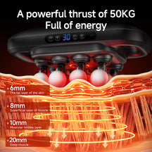 Smart Deep Tissue Body Muscle Massager with 16 Heads