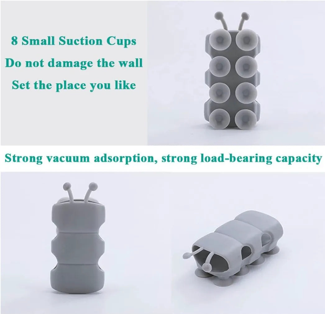 No-Drill Silicone Shower Head Holder With Flexible Grip (Pack of 4)