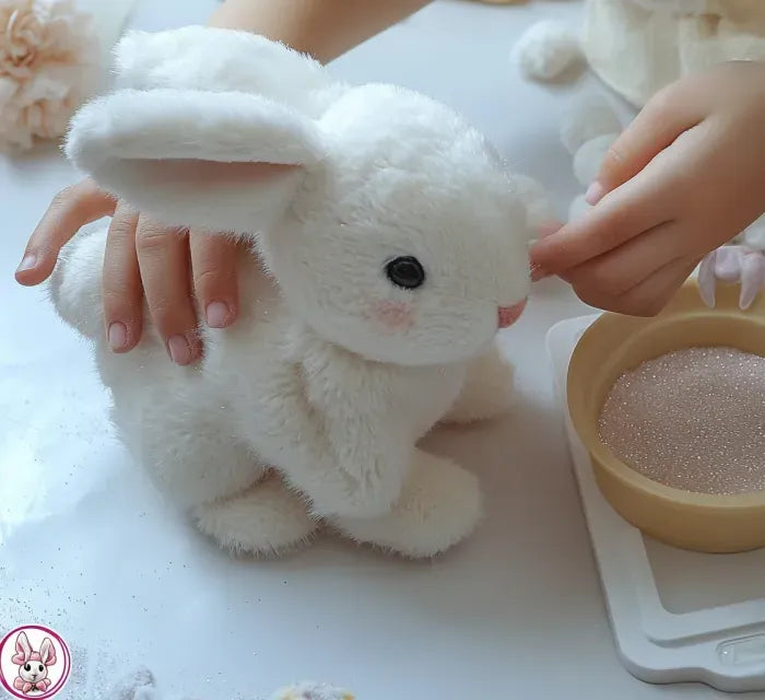Smart Motion Bunny Toy with Ultra-Soft Fur