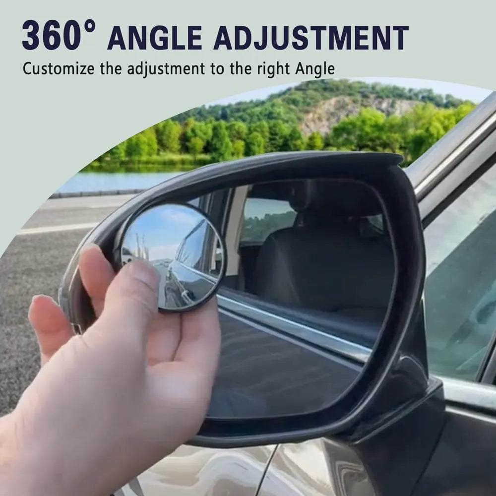 Universal Carbon Fiber Side Mirror with Rain Guard