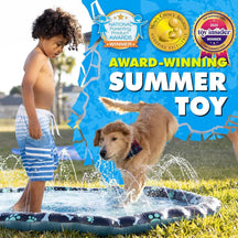 Extra-Thick Non-Slip Splash Pad for Toddlers & Pets – 360° Cooling Spray Pool